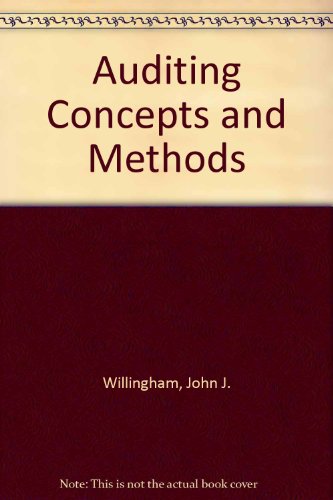 9780071004077: Auditing Concepts and Methods