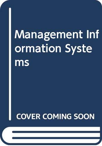 9780071005159: Management Information Systems