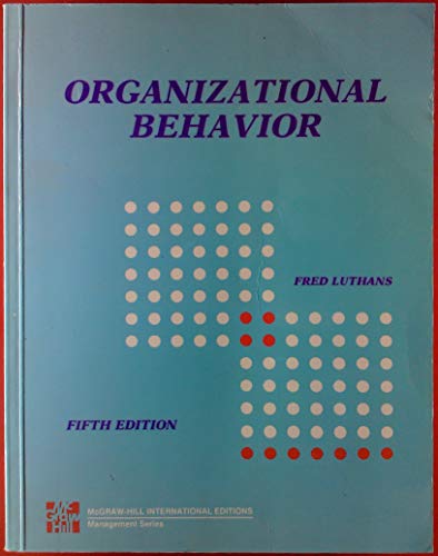 Imagen de archivo de Organizational Behavior a la venta por WorldofBooks