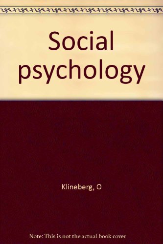 9780071005920: Social Psychology
