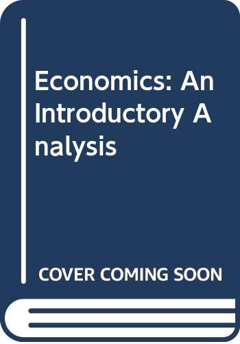 9780071006019: Economics: An Introductory Analysis