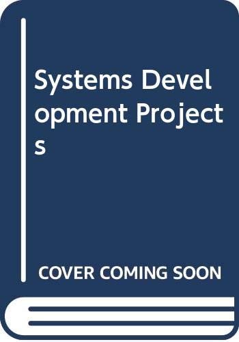 Systems Development Projects (9780071006699) by William Amadio