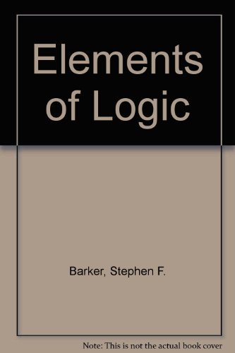 9780071006705: Elements of Logic