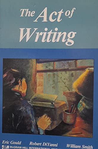 Stock image for The Act of Writing. for sale by Priceless Books