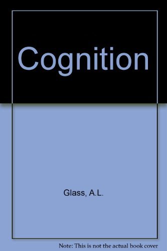 Cognition (9780071007344) by A.L. Glass; Keith J. Holyoak