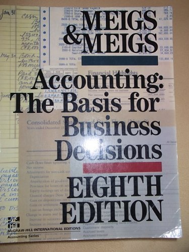 Imagen de archivo de Accounting: The Basis for Business Decisions a la venta por ThriftBooks-Dallas