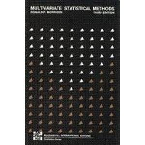 Imagen de archivo de Multivariate Statistical Methods a la venta por Phatpocket Limited