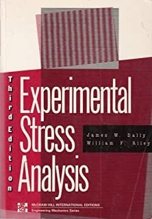 Imagen de archivo de Experimental Stress Analysis a la venta por WorldofBooks