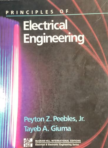 9780071008730: Principles of Electrical Engineering (Glencoe Tech S.)
