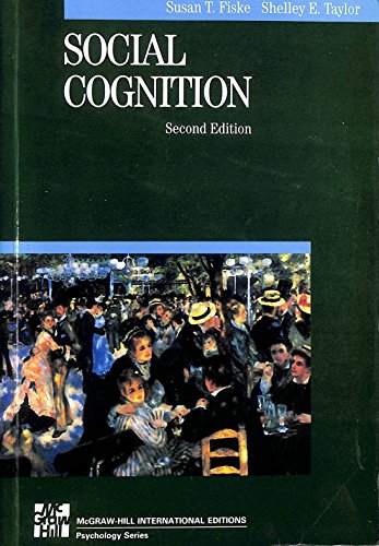 Beispielbild fr Social Cognition (McGraw-Hill Series in Social Psychology) zum Verkauf von WorldofBooks