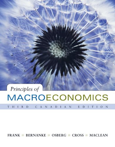 Beispielbild fr Principles of Macroeconomics, 3rd Cdn edition with Connect Access Card zum Verkauf von Solr Books