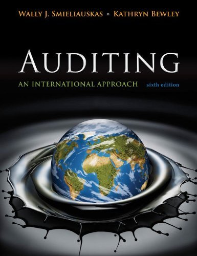 Imagen de archivo de Auditing : An International Approach a la venta por Better World Books