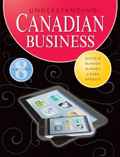 Stock image for Understanding Canadian Business for sale by Better World Books: West