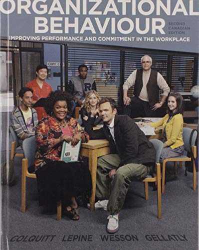 Imagen de archivo de ORGANIZATIONAL BEHAVIOUR Improving Performance and Commitment in the Workplace a la venta por ThriftBooks-Atlanta