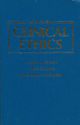 Imagen de archivo de Clinical Ethics: A Practical Approach to Ethical Decisions in Clinical Medicine a la venta por SecondSale