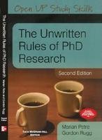 9780071067973: The Unwritten Rules of PhD Research