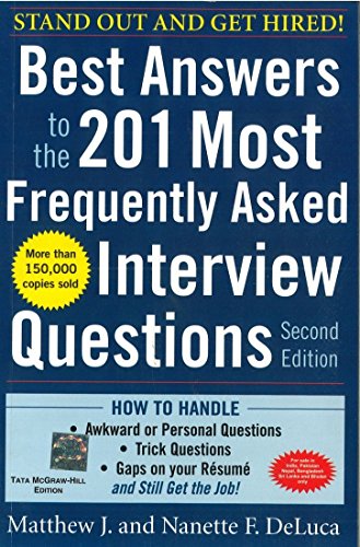 9780071070966: Best Answers to the 201 Most Frequently Asked Interview Questions, Second Edition