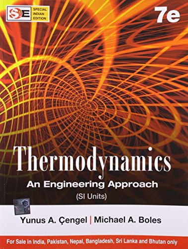 Imagen de archivo de Thermodynamics An Engineering Approach(SI Units) a la venta por BooksRun