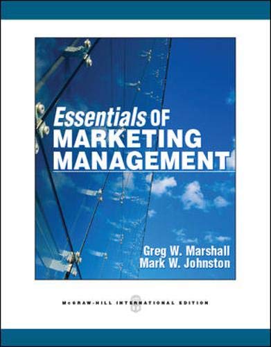 9780071082020: Essentials of Marketing Management