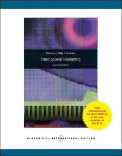 Imagen de archivo de INTERNATIONAL MARKETING, 14TH EDITION a la venta por SMASS Sellers