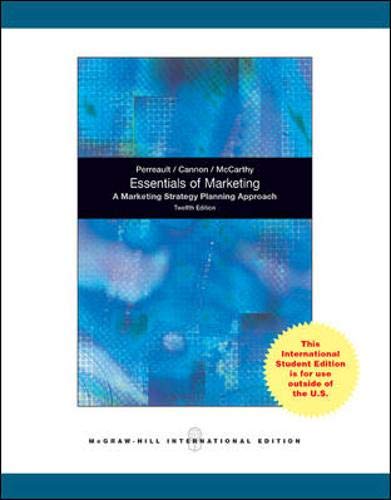 9780071084994: Essentials of Marketing