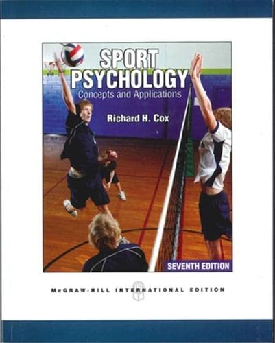 9780071086226: Sport Psychology: Concepts and Applications (Int'l Ed)