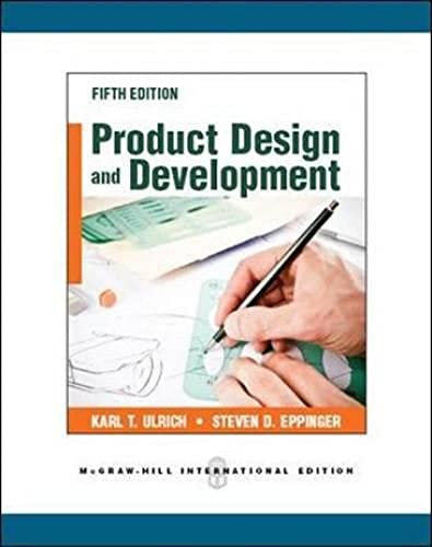 Beispielbild fr Product Design and Development zum Verkauf von SecondSale