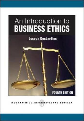 Stock image for An Introduction to Business Ethics for sale by GoldBooks