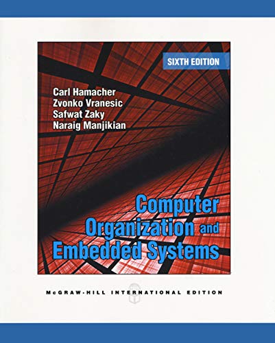 Imagen de archivo de Computer Organization and Embedded Systems (Int'l Ed) a la venta por GF Books, Inc.