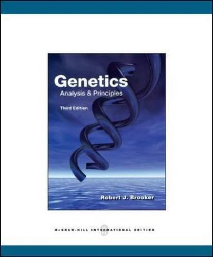 Beispielbild fr Genetics: Analysis and Principles zum Verkauf von Hawking Books