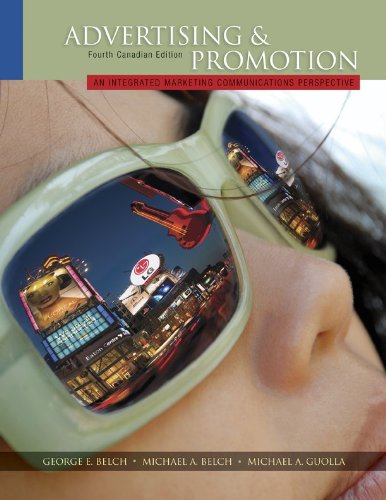 Stock image for Advertising & Promotion: An Integrated Marketing Communications Perspective, with Connect Access Card Fourth Canadian Edition for sale by ThriftBooks-Dallas