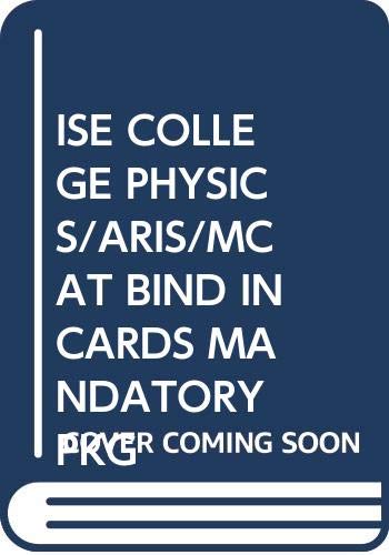 ISE COLLEGE PHYSICS/ARIS/MCAT BIND IN CARDS MANDATORY PKG (9780071100342) by GIAMBATTISTA