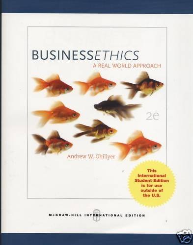 Imagen de archivo de Business Ethics a la venta por Cambridge Rare Books