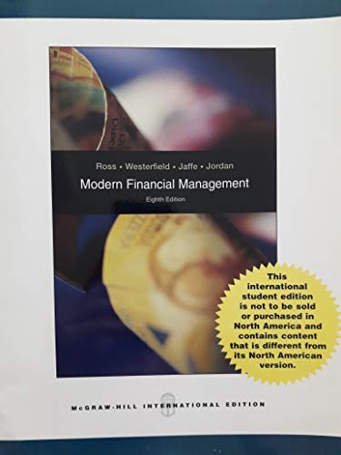 9780071100885: Modern Financial Management