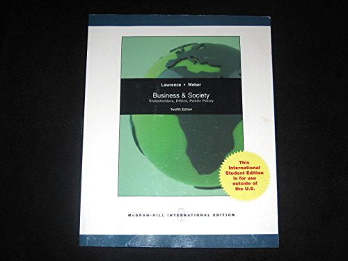 Imagen de archivo de Business and Society: Stakeholders, Ethics, Public Policy a la venta por ThriftBooks-Atlanta