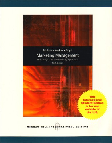 Imagen de archivo de Marketing Management: A Strategic Decision-making Approach a la venta por Basi6 International