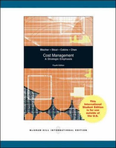 Imagen de archivo de Cost Management a la venta por The Book Spot
