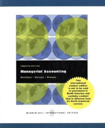 Stock image for Managerial Accounting for sale by WorldofBooks