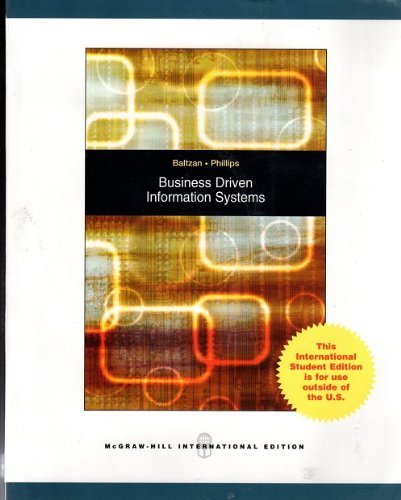 9780071101370: Business Driven Information Systems