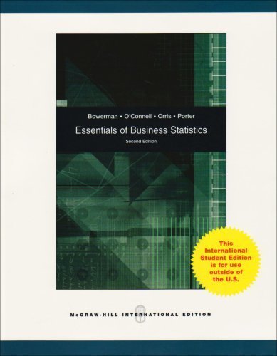 Imagen de archivo de Essentials of Business Statistics a la venta por Books Puddle