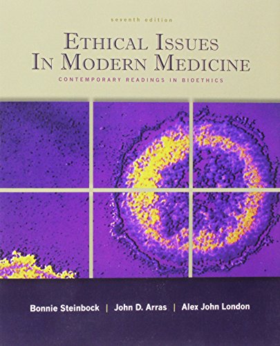 Imagen de archivo de Ethical Issues in Modern Medicine a la venta por Better World Books Ltd
