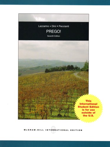 9780071101585: Prego! An Invitation to Italian