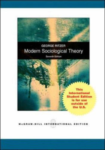 9780071101776: Modern Sociological Theory