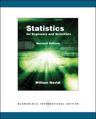 9780071102223: Statistics for Engineers and Scientists, International Edition