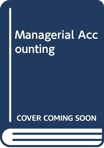 9780071103107: Managerial Accounting