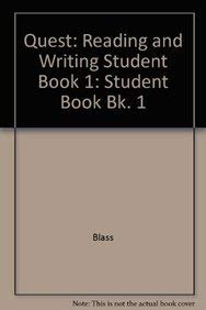 Reading and Writing: Student Book Bk. 1 (Quest) (9780071103343) by Blass, Laurie