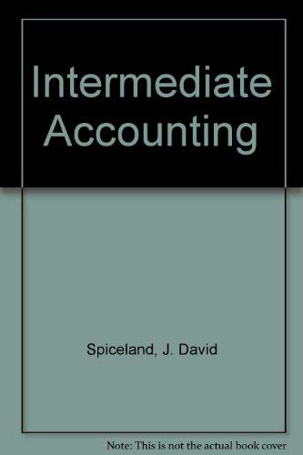 Imagen de archivo de Intermediate Accounting a la venta por Books From California