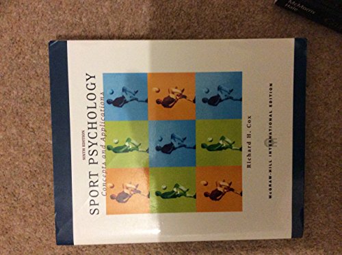 Imagen de archivo de Sport Psychology Concepts And Applications 6Ed (Ie) (Pb 2007) a la venta por Book Alley