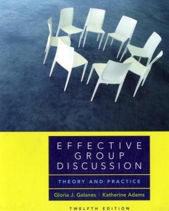 Imagen de archivo de Effective Group Discussion: Theory and Practice a la venta por Amazing Books Pittsburgh