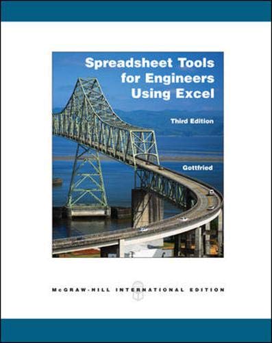 Beispielbild fr Spreadsheet Tools for Engineers Using Excel zum Verkauf von Better World Books